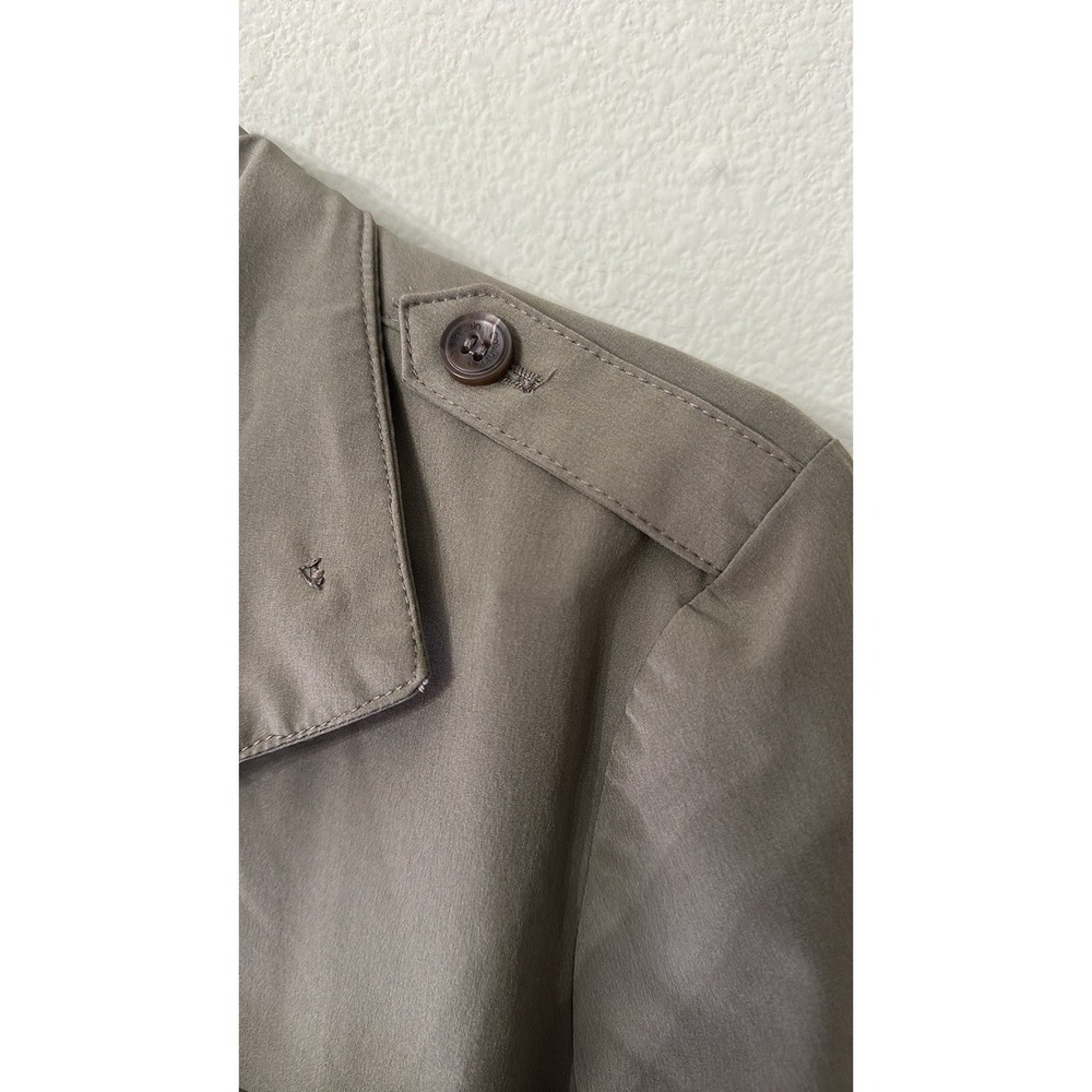 Calvin Klein Utility Jacket Shirt‎ Blouse Medium Green Elastic Waistband - Picture 6 of 8